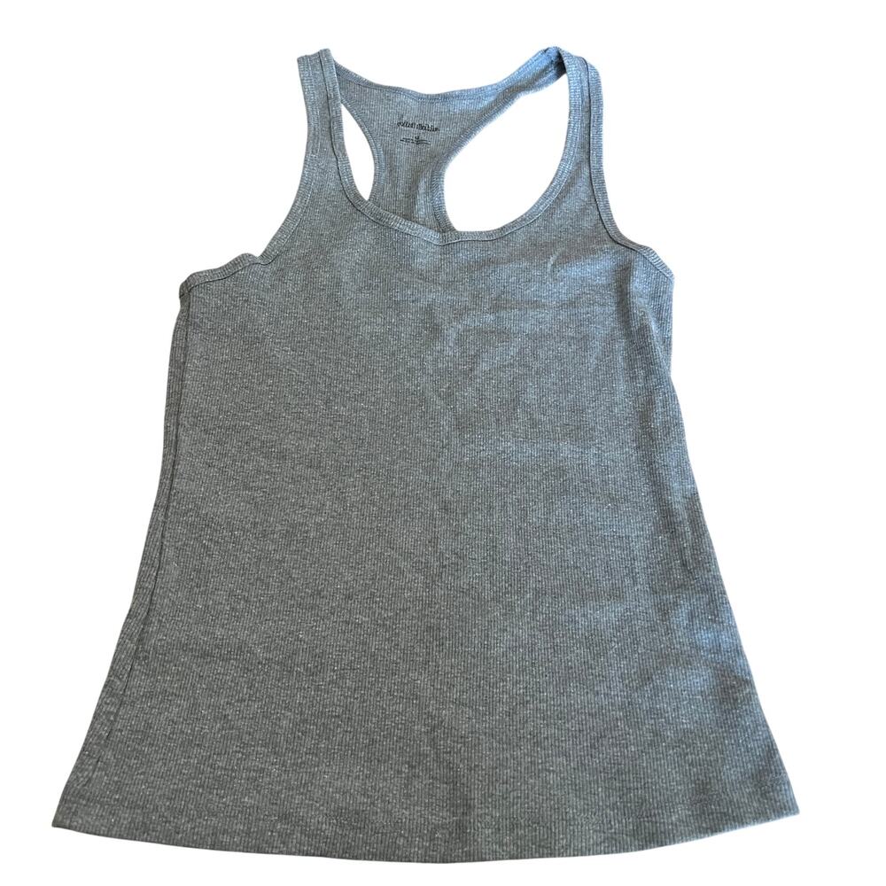 Wild Fable Women's Gray Ribbed Racerback Tank Top - Size Medium - NWT
